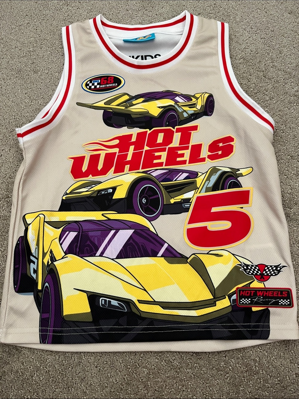 Hotwheels Basketball Jersey